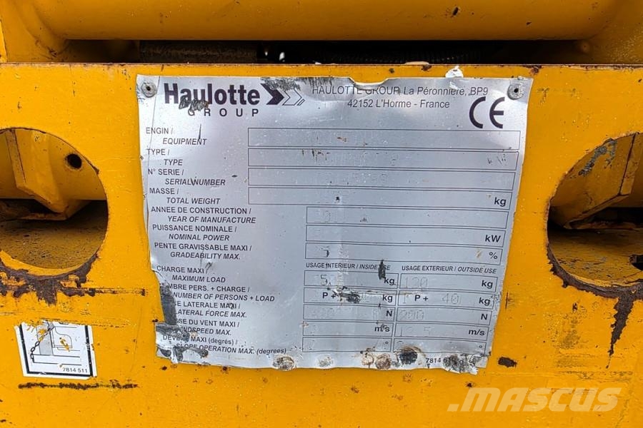 Haulotte Compact 8 As- Is, Electric, 8.2m Working Height, 3 Scissor lifts