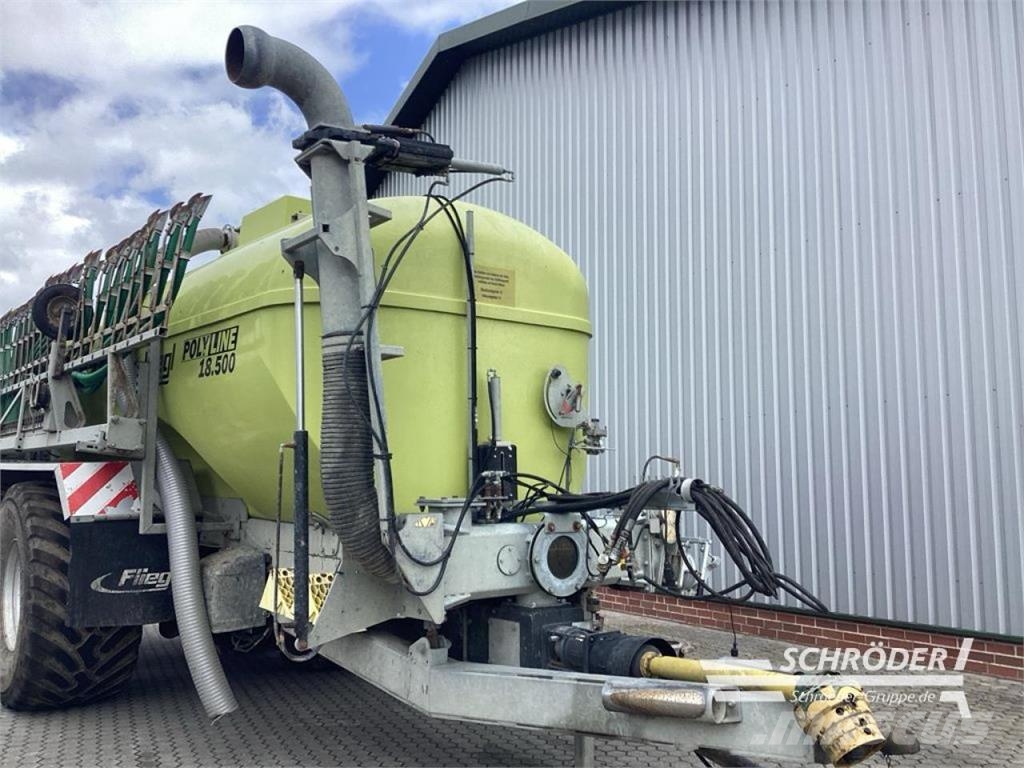 Fliegl PFW 18500 POLYLINE | 15M SCHLEPPSCHUH Flytgödselspridare