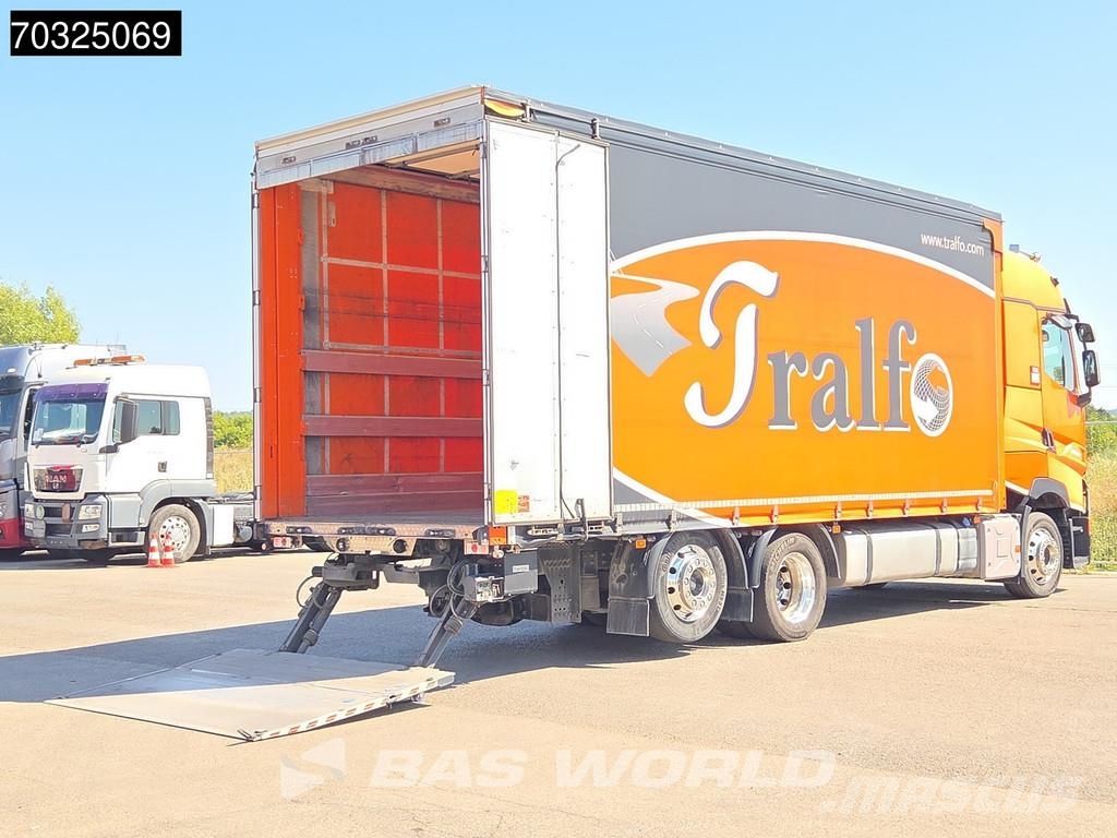 Renault T 480 T 6X2 Retarder Lift Axle Full Air 2t Tailgat Curtainsider trucks