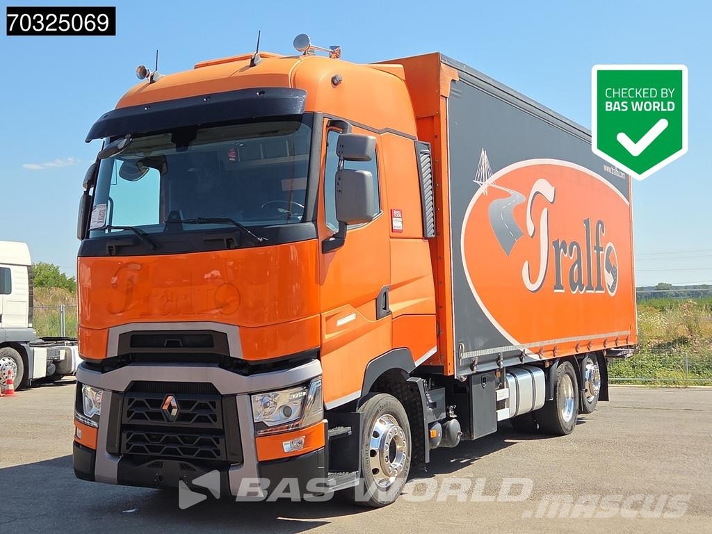 Renault T 480 T 6X2 Retarder Lift Axle Full Air 2t Tailgat Curtainsider trucks