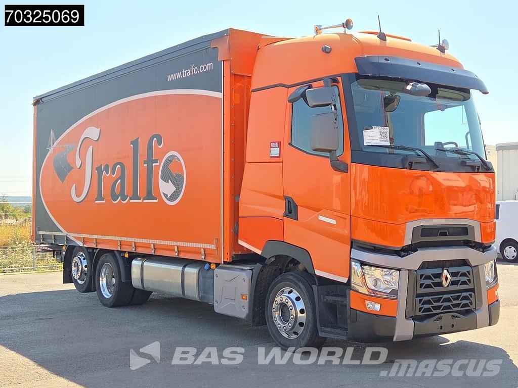 Renault T 480 T 6X2 Retarder Lift Axle Full Air 2t Tailgat Curtainsider trucks