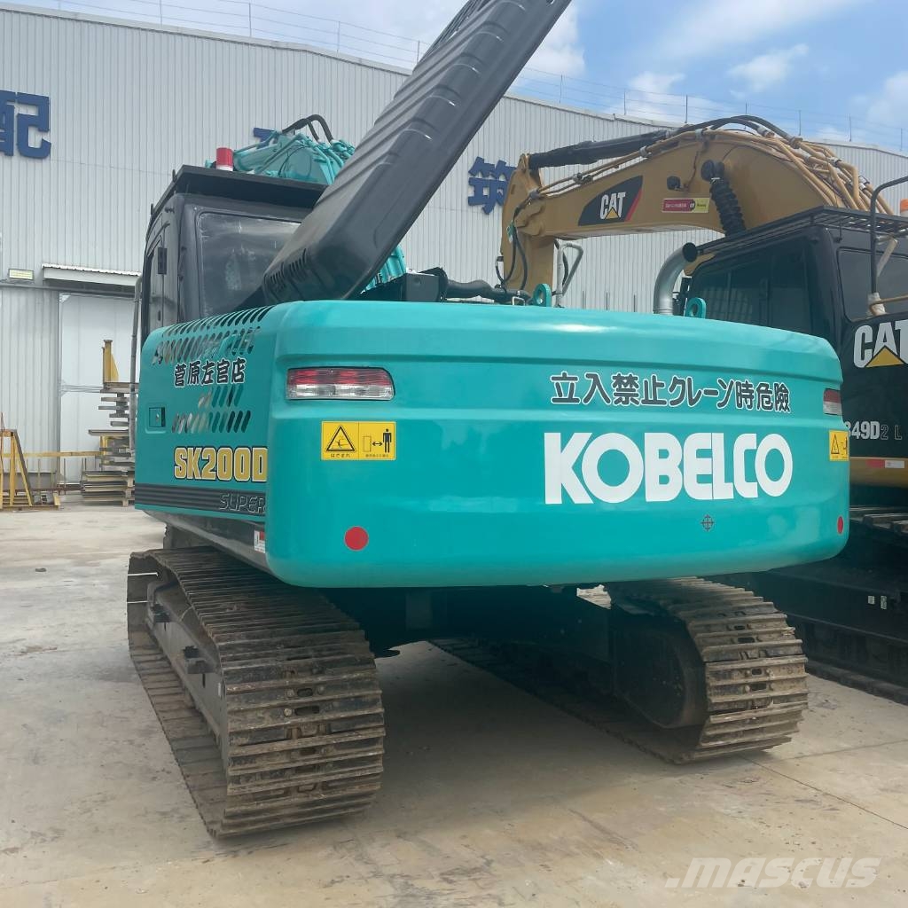 Kobelco SK 200 D Kāpurķēžu ekskavatori