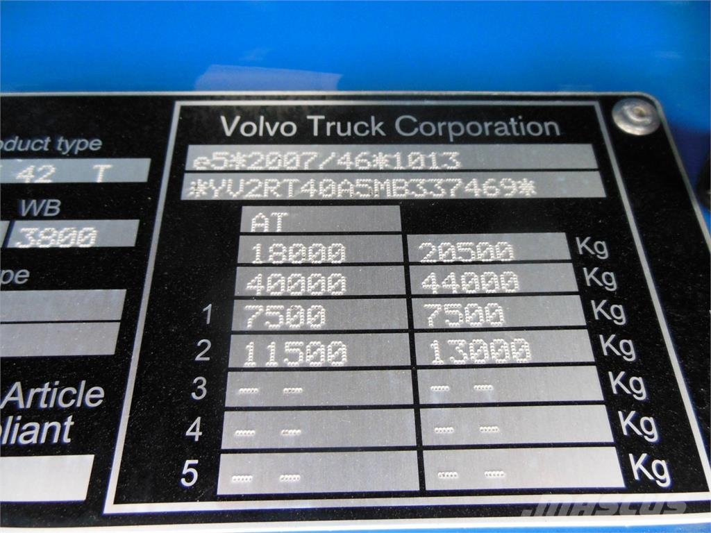 Volvo FH 13/500, Standart, Globe XL Çekiciler