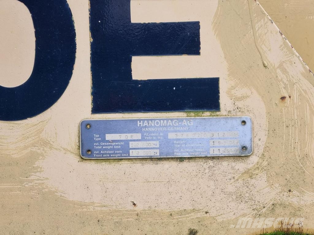 Hanomag 70 E Carregadeiras de rodas