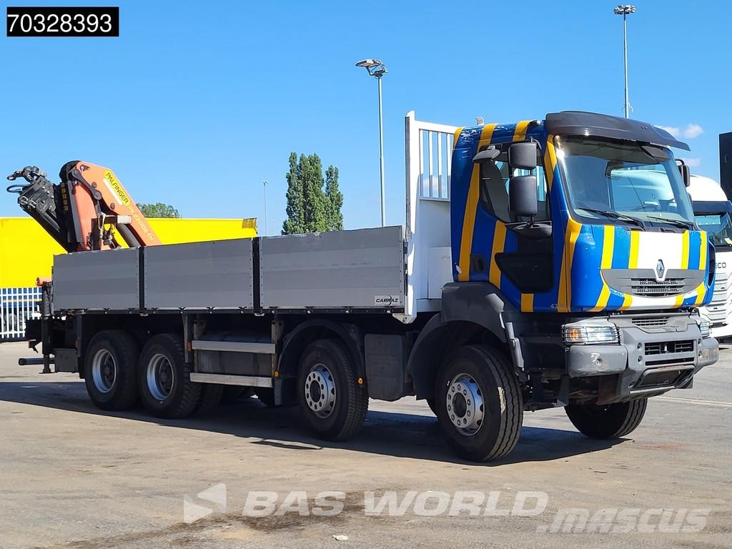 Renault Kerax 430 8X4 Palfinger PK22002 EH Kran Crane Stee Camiones plataforma