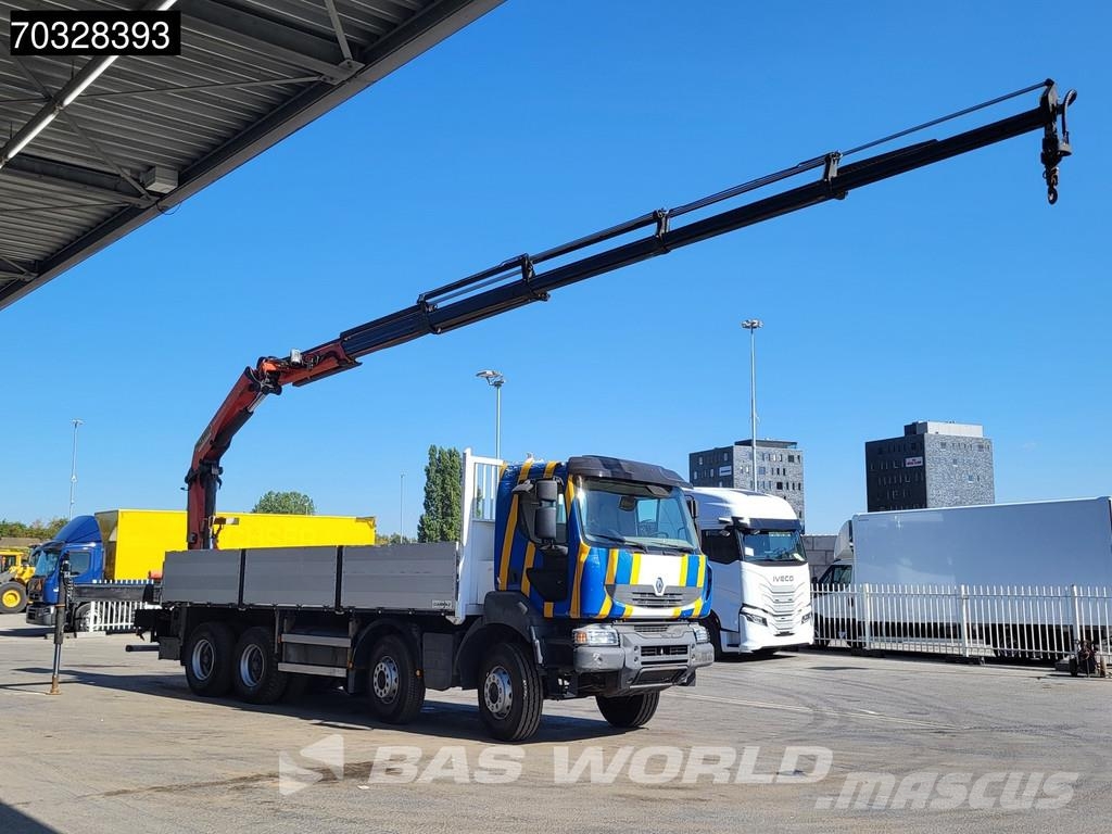 Renault Kerax 430 8X4 Palfinger PK22002 EH Kran Crane Stee Camiones plataforma