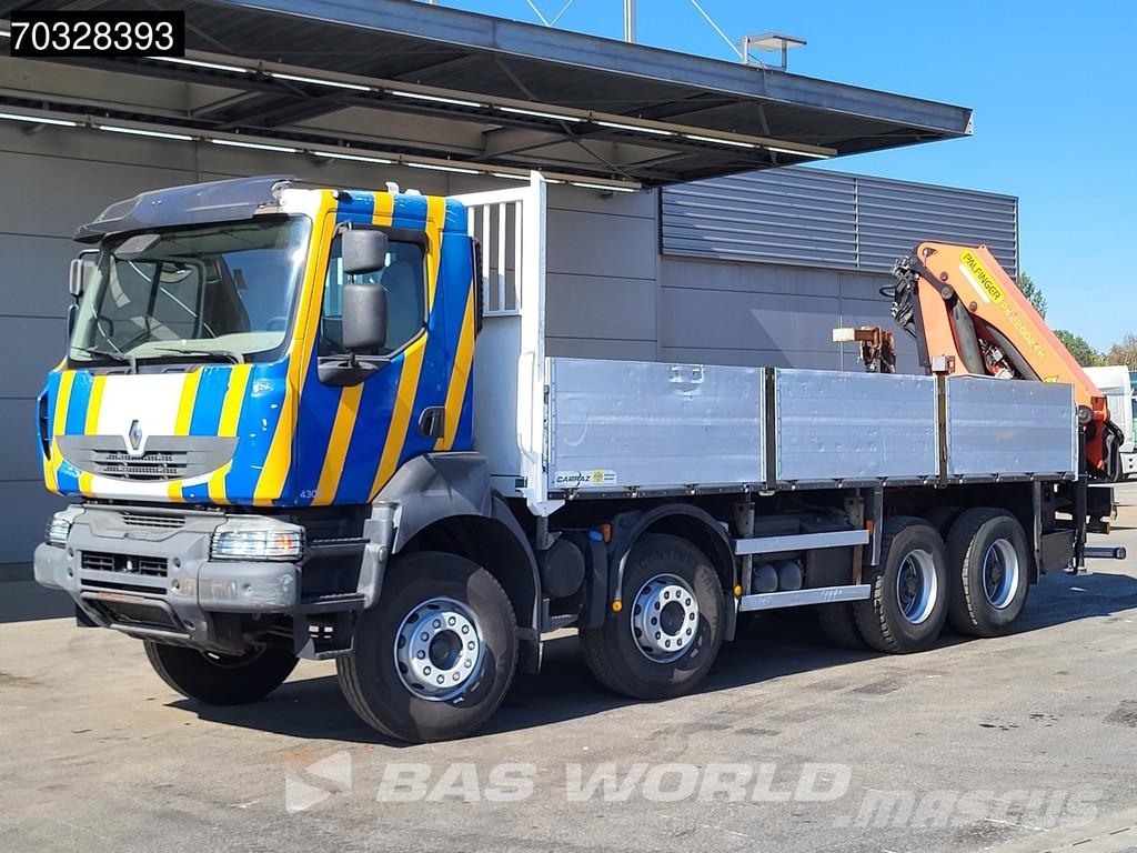 Renault Kerax 430 8X4 Palfinger PK22002 EH Kran Crane Stee Camiones plataforma