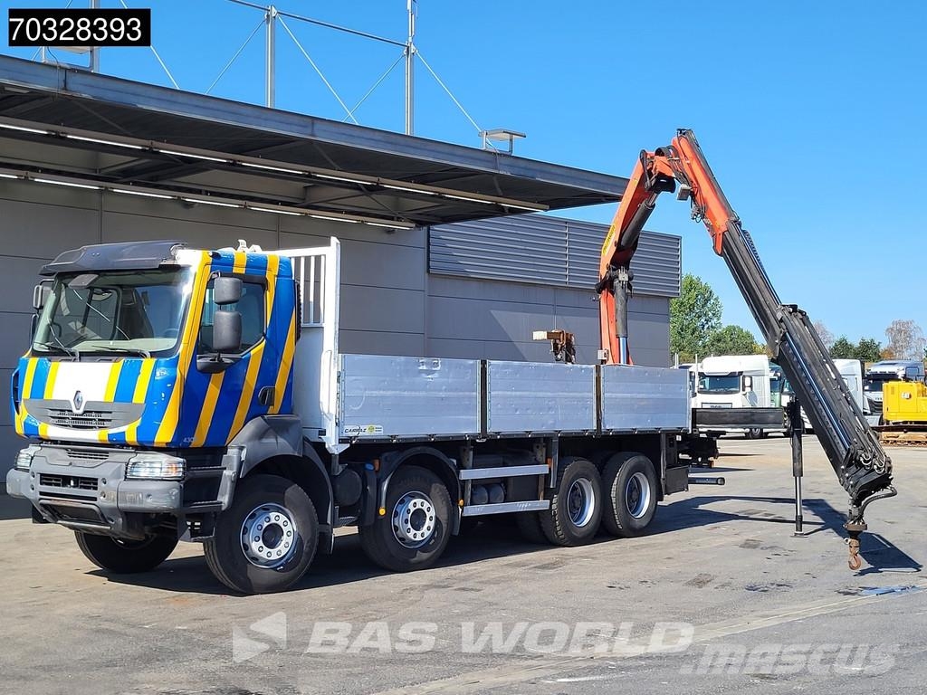 Renault Kerax 430 8X4 Palfinger PK22002 EH Kran Crane Stee Camiones plataforma
