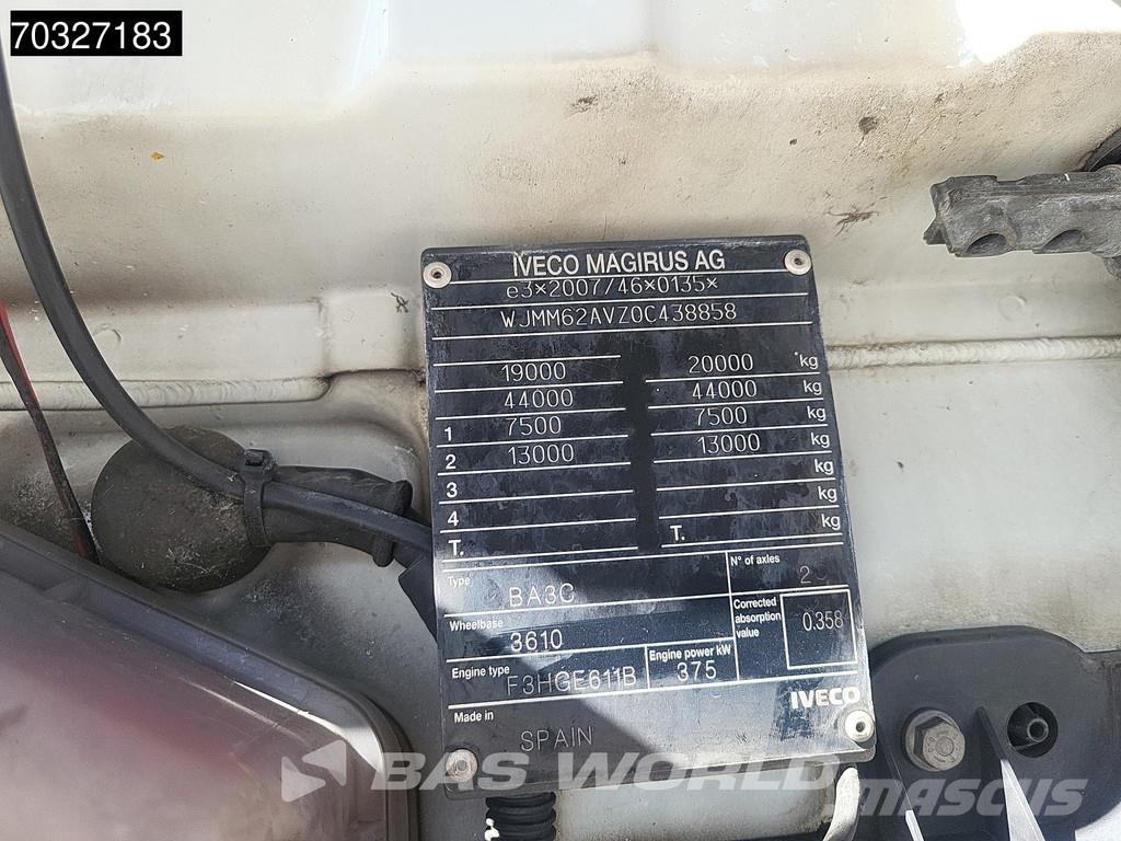 Iveco S-Way 510 4X2 Retarder 2xTanks Standklima ACC Navi Vetopöytäautot