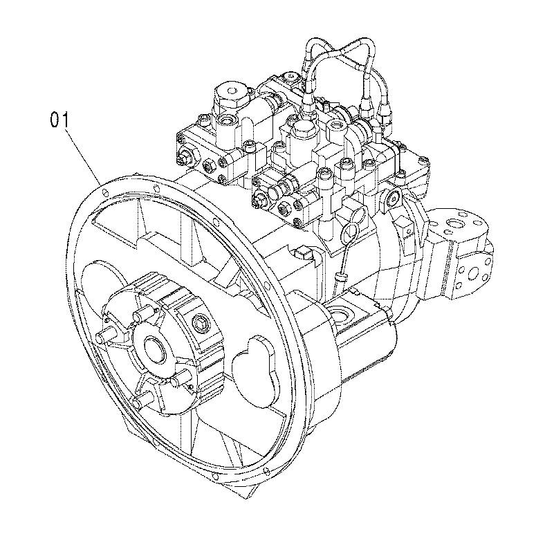 Hitachi ZX200 HPV102 Hydraulic piston main pump Hydraulics