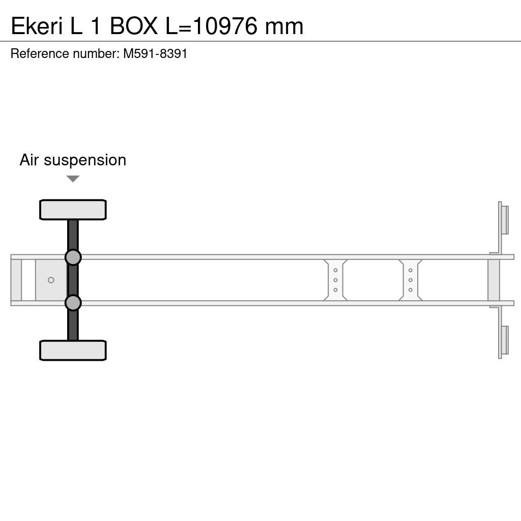 Ekeri L 1 BOX L=10976 mm Dengtos puspriekabės