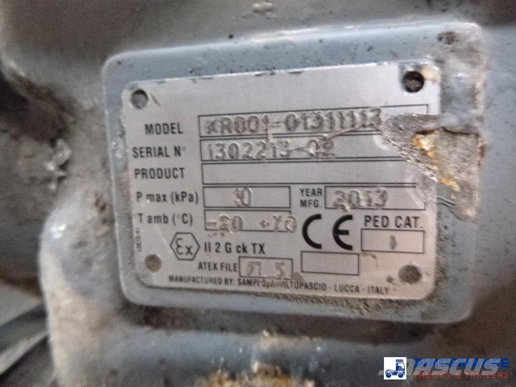 LAG Fuel tank alu 44.4 m3 / 6 comp + pump Cisternos - priekabos