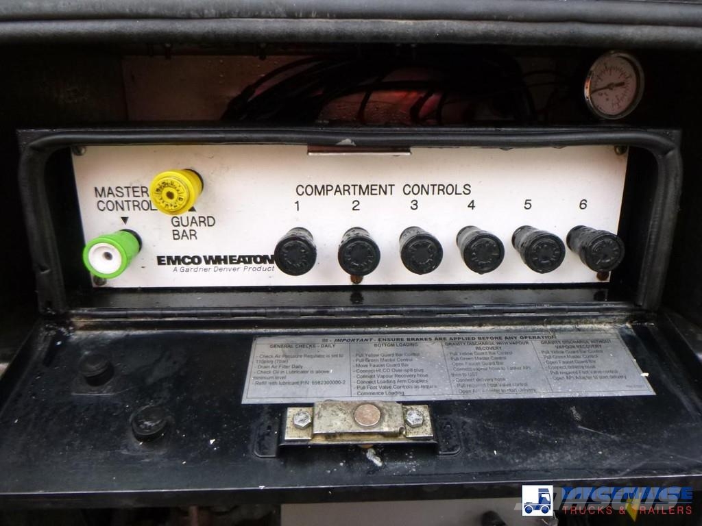 LAG Fuel tank alu 44.4 m3 / 6 comp + pump Cisternos - priekabos