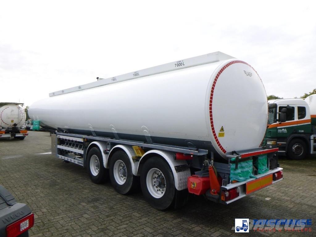 LAG Fuel tank alu 44.4 m3 / 6 comp + pump Cisternos - priekabos