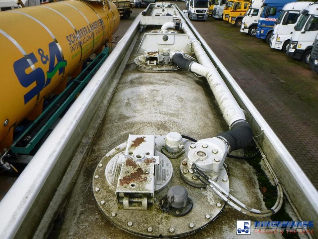 LAG Fuel tank alu 44.4 m3 / 6 comp + pump Cisternos - priekabos