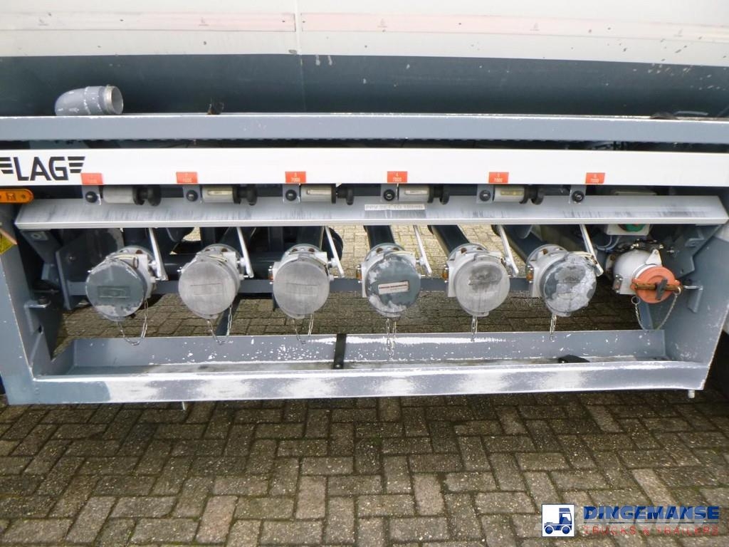 LAG Fuel tank alu 44.4 m3 / 6 comp + pump Cisternos - priekabos