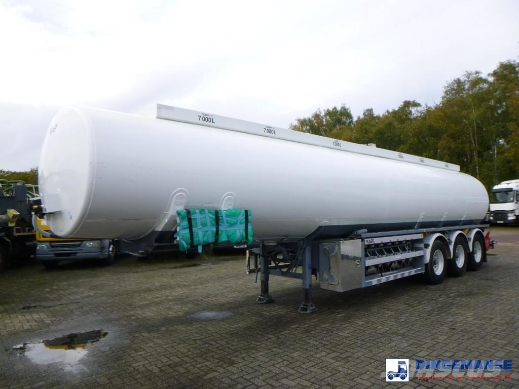LAG Fuel tank alu 44.4 m3 / 6 comp + pump Cisternos - priekabos