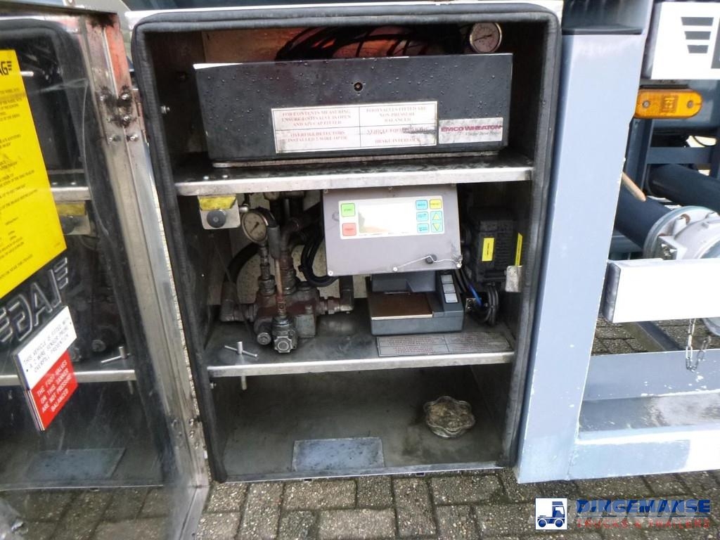 LAG Fuel tank alu 44.4 m3 / 6 comp + pump Cisternos - priekabos