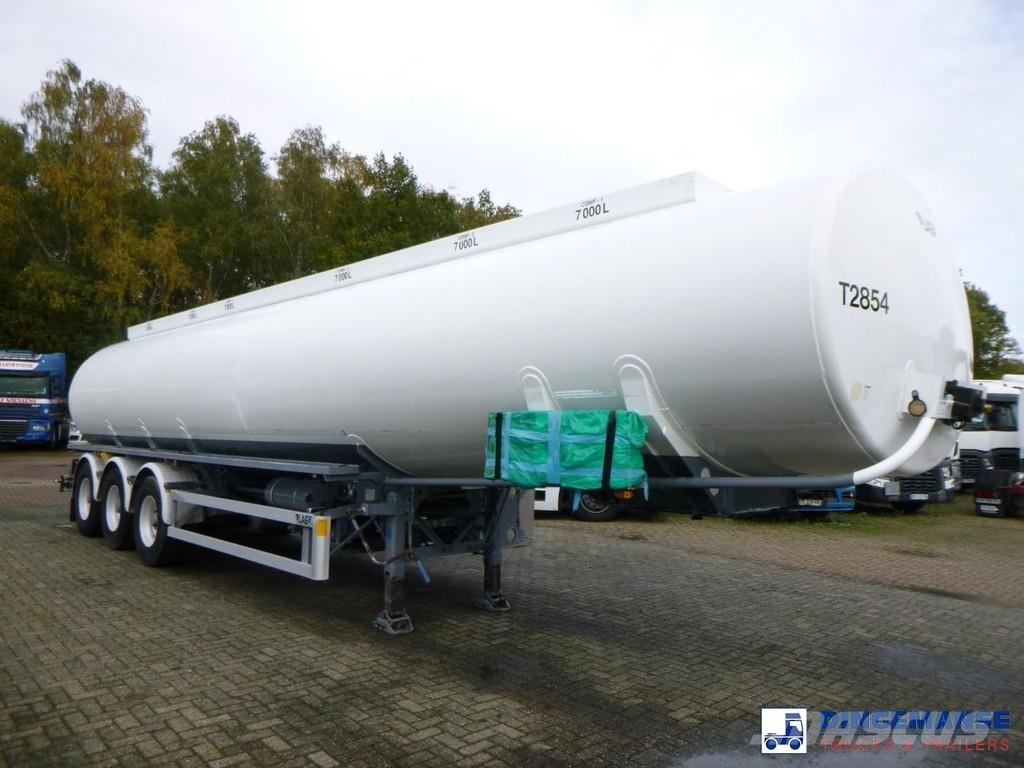 LAG Fuel tank alu 44.4 m3 / 6 comp + pump Cisternos - priekabos