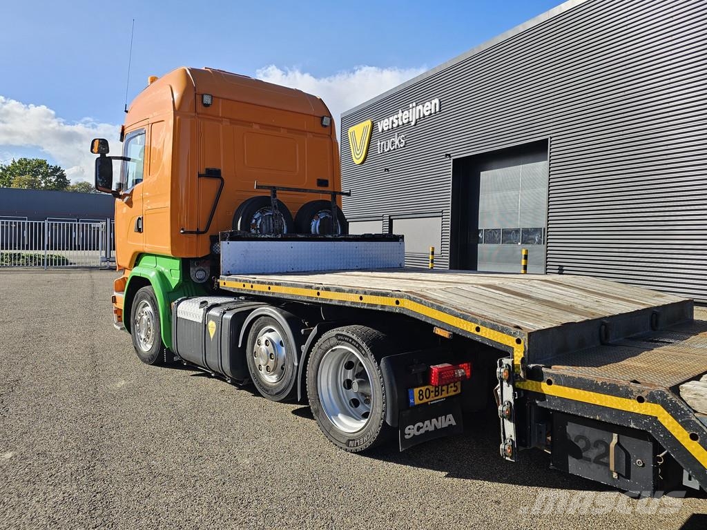 Nooteboom R410 6x2 RETARDER + NOOTEBOOOM SEMI TRAILER Zemie treileri