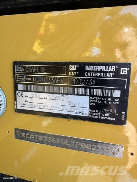 CAT 336 FL XE Excavadoras sobre orugas