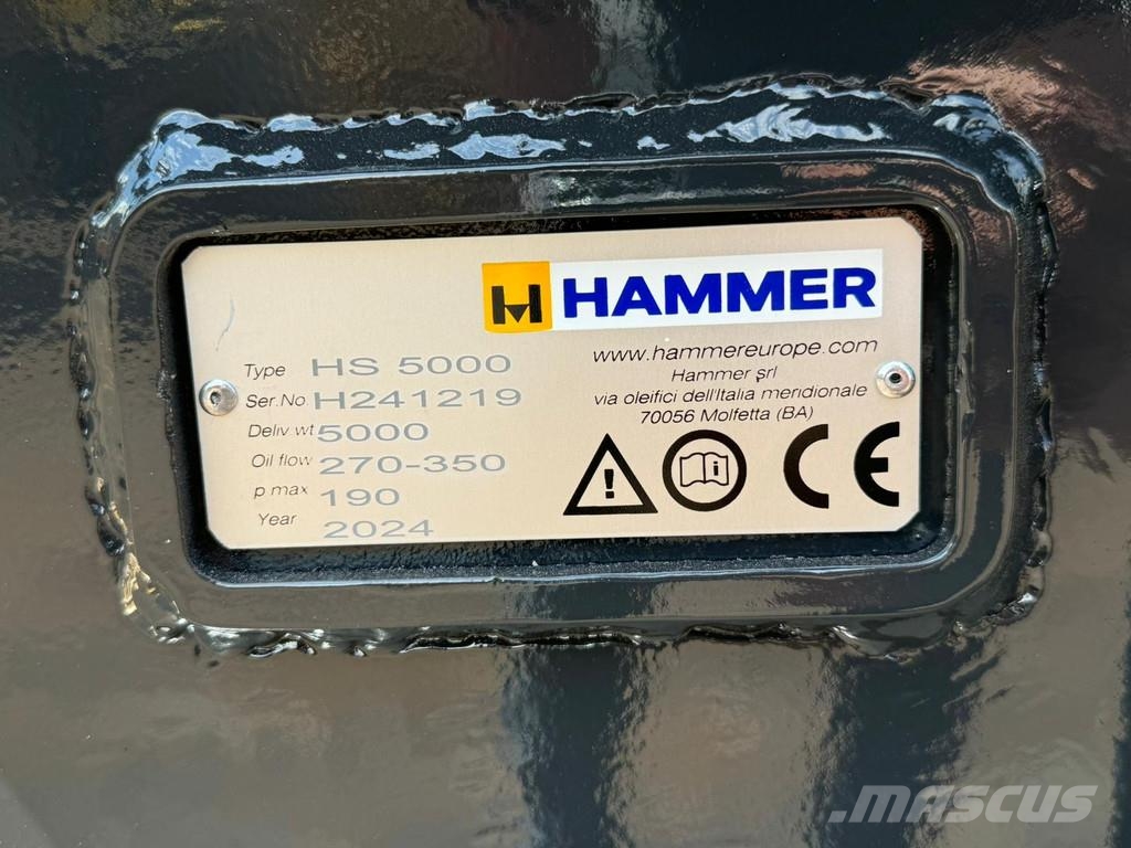 Hammer HS5000 fits 40-60 Ton excavator Marteau hydraulique