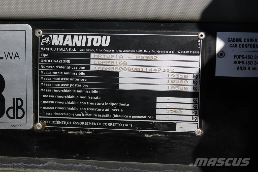 Manitou MRT 2260 S1 Teleskopski viličarji