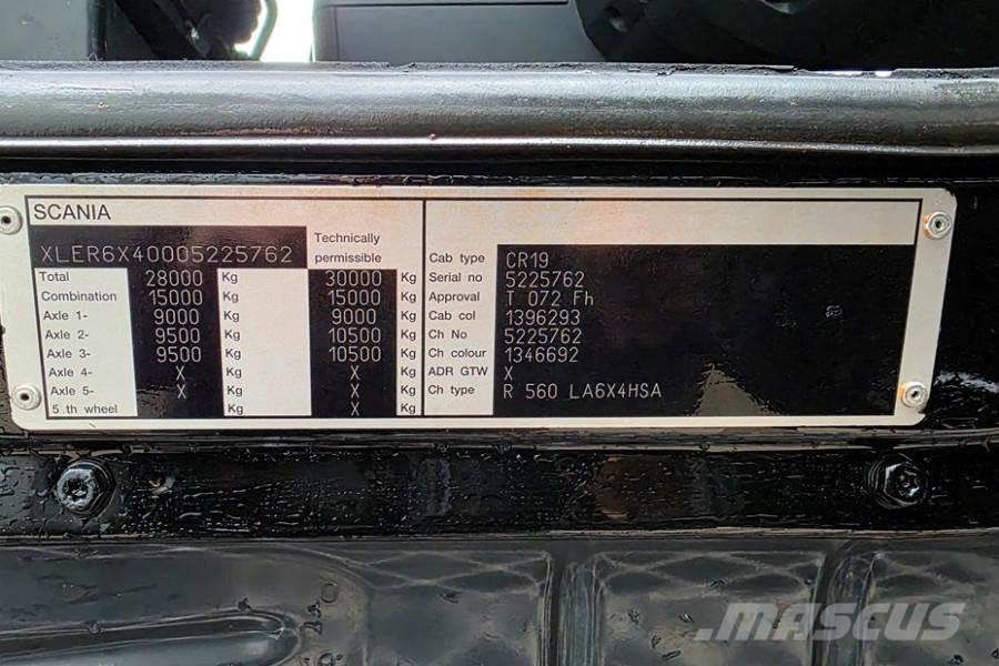 Scania R560 6x4 Dutch Registration, Diesel, 6x4 Drive, Ad Traktorske jedinice