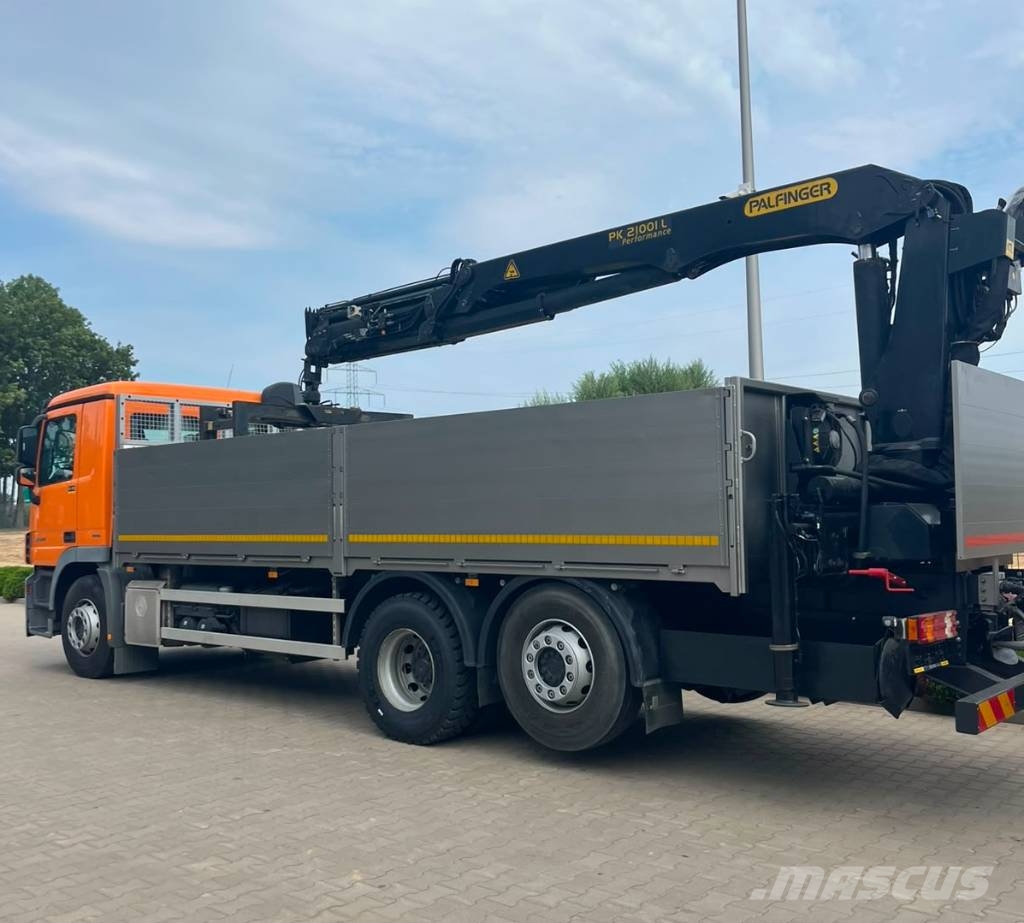 Mercedes-Benz Actros 2544 * 6x2 * PALFINGER PK21001L * crane * شاحنات الرافعات