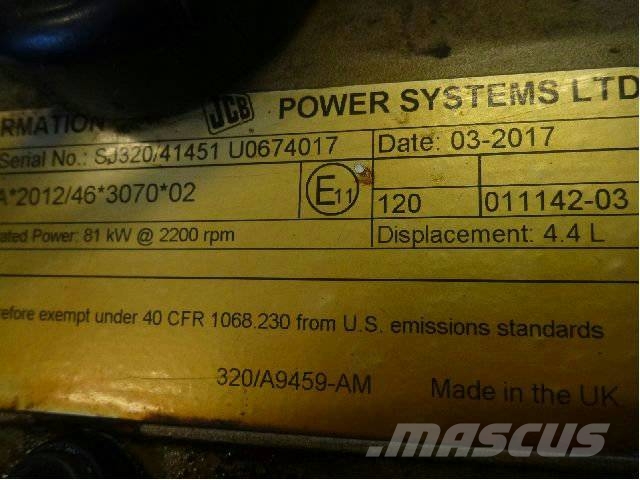 JCB HD110WT 4F Motor Motoren