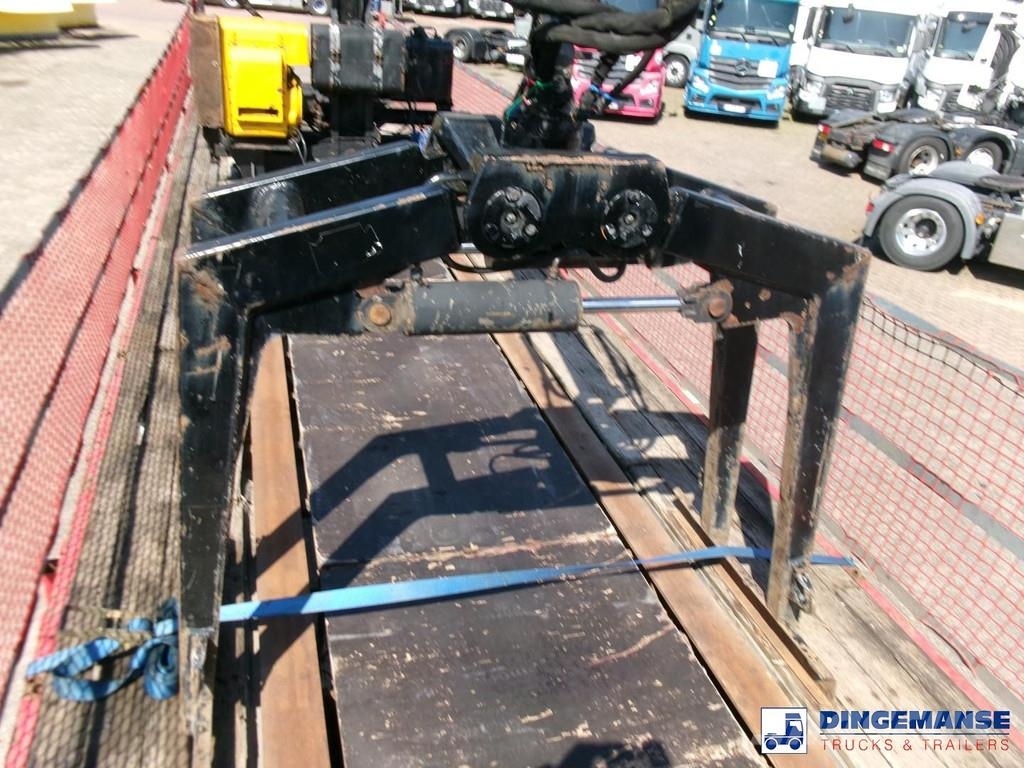 Fruehauf 3-axle platform trailer + Atlas 3008 crane Полуприцепы-платформы/боковая разгрузка