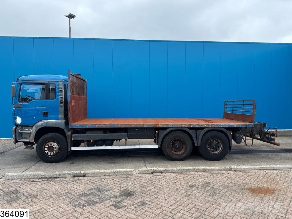 MAN TGA 26 360 6x4, Leaf spring suspension, Manual Camion con sponde ribaltabili