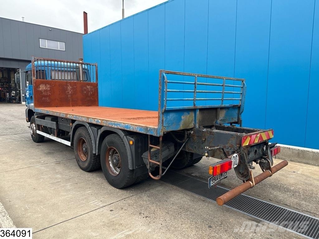 MAN TGA 26 360 6x4, Leaf spring suspension, Manual Camion con sponde ribaltabili