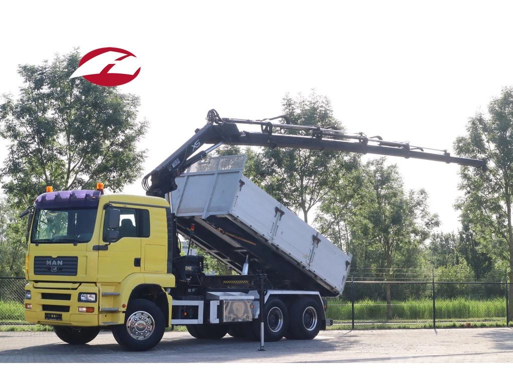 MAN TGA 33.480 6X4 | HIAB 166E-5 | KIPPER | EURO 3 | F Kranen voor alle terreinen