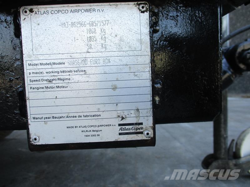 Atlas Copco XAS 67 DD Συμπιεστές