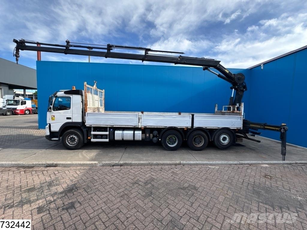 Volvo FMX 410 8x4, EURO 5, Retarder, HIAB, Remote Camiones de cama baja