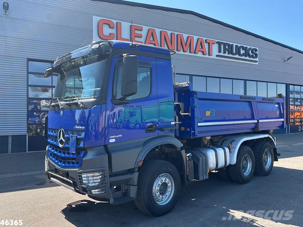 Mercedes-Benz Arocs 2645 6x4 Euro 6 Manual Full Steel Meiller 10 Tipper trucks