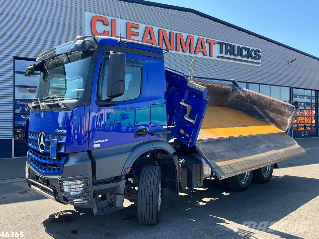 Mercedes-Benz Arocs 2645 6x4 Euro 6 Manual Full Steel Meiller 10 Tipper trucks