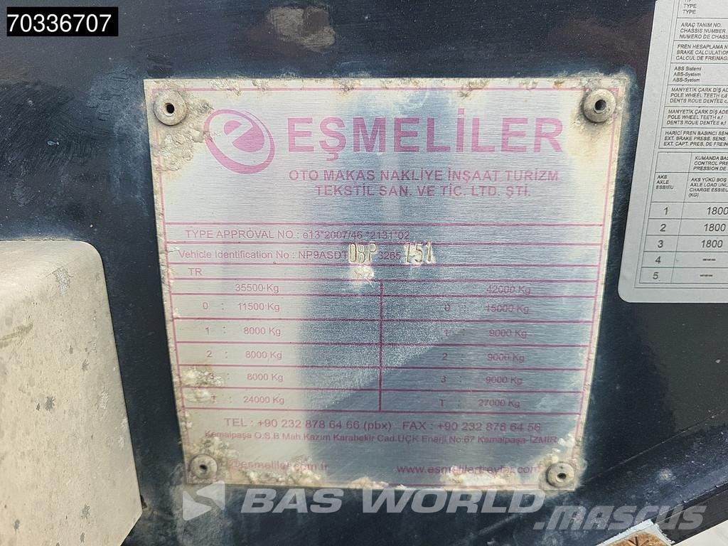 Esmeliller ASD 3 axles Konteinertreileri