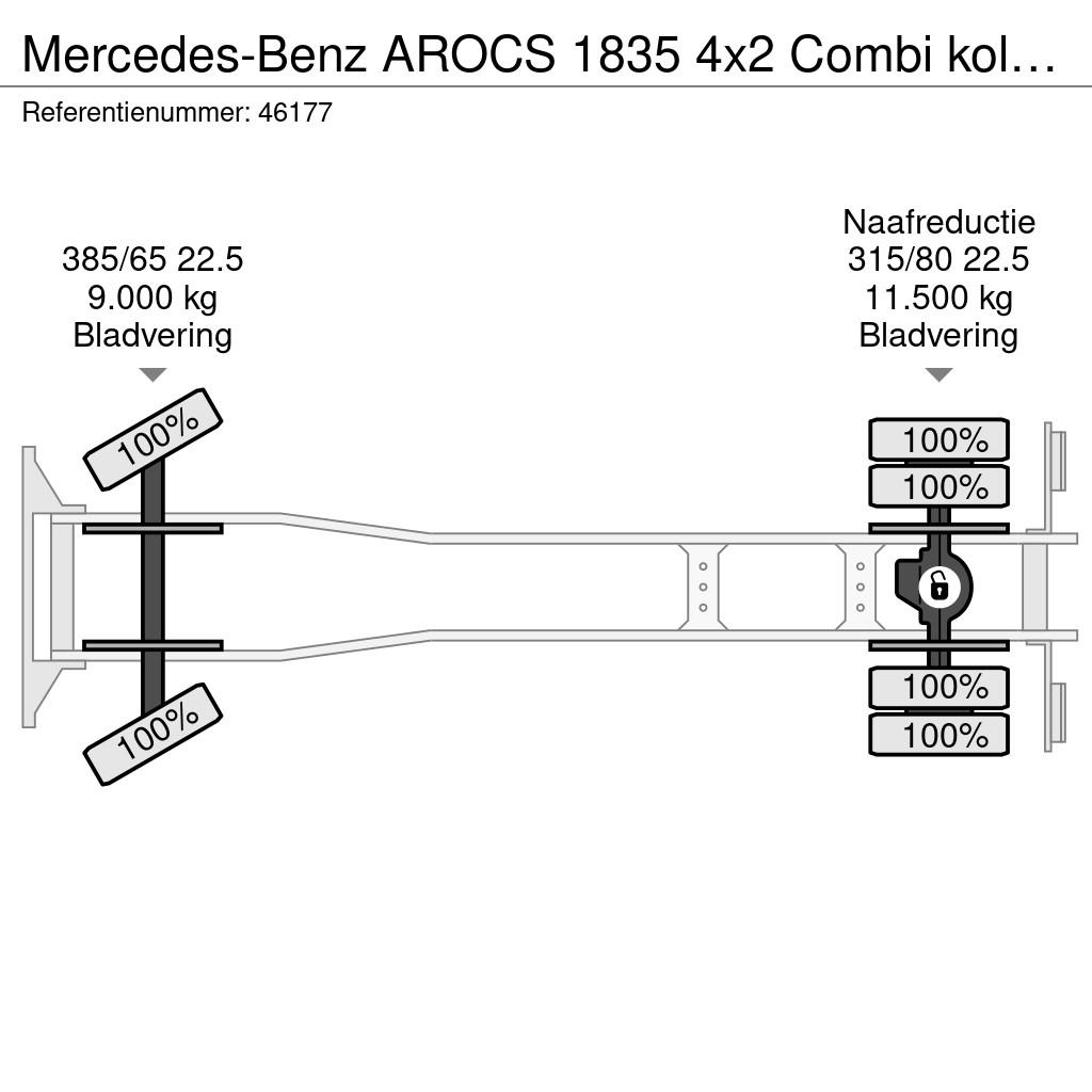 Mercedes-Benz AROCS 1835 4x2 Combi kolkenzuiger 8m³ Just 1.195 k Vaakumautod