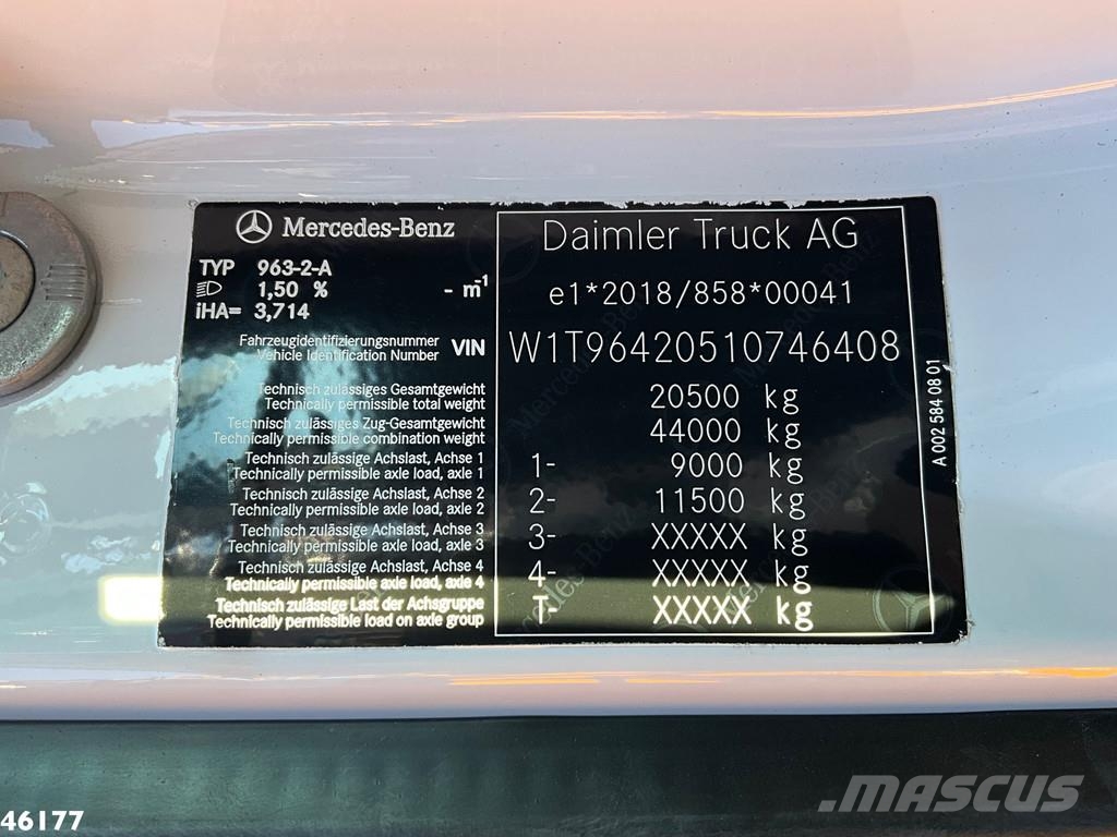 Mercedes-Benz AROCS 1835 4x2 Combi kolkenzuiger 8m³ Just 1.195 k Vaakumautod