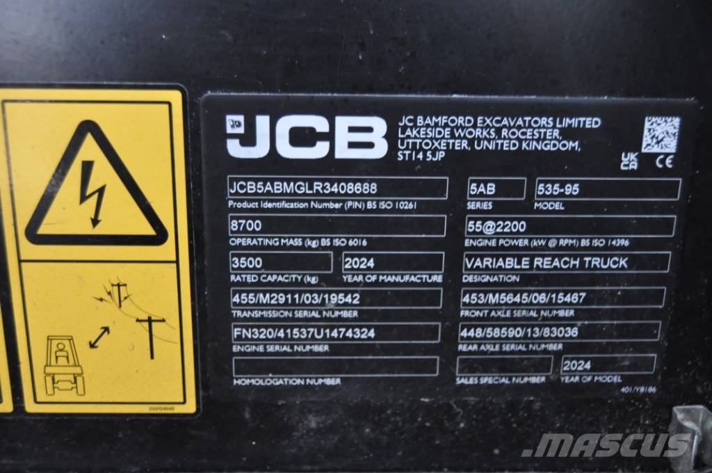 JCB 535-95 Telescopic handlers