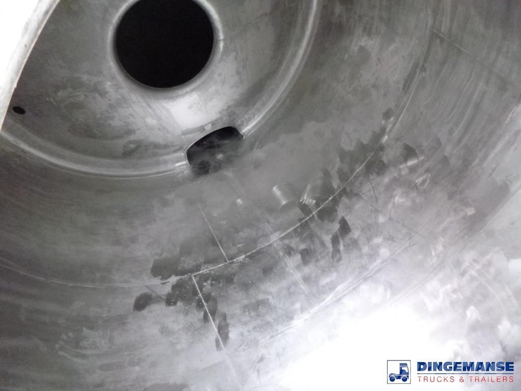Van Hool Chemical tank inox L4BH 30 m3 / 3 comp Tankauflieger