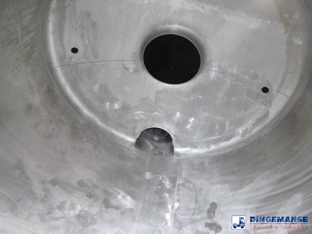 Van Hool Chemical tank inox L4BH 30 m3 / 3 comp Tankauflieger