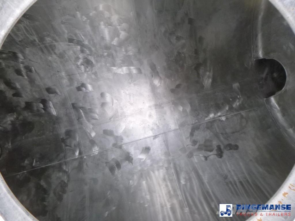 Van Hool Chemical tank inox L4BH 30 m3 / 3 comp Tankauflieger