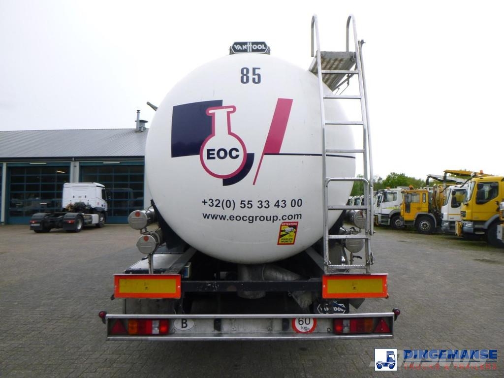 Van Hool Chemical tank inox L4BH 30 m3 / 3 comp Tankauflieger