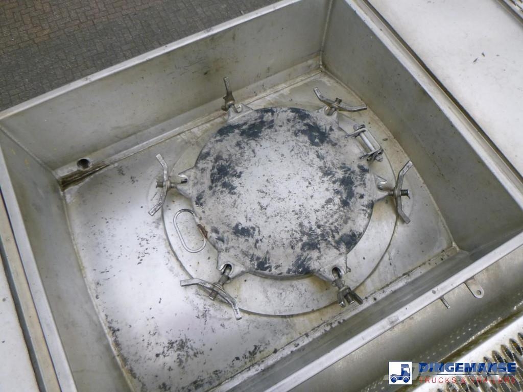 Van Hool Chemical tank inox L4BH 30 m3 / 3 comp Tankauflieger