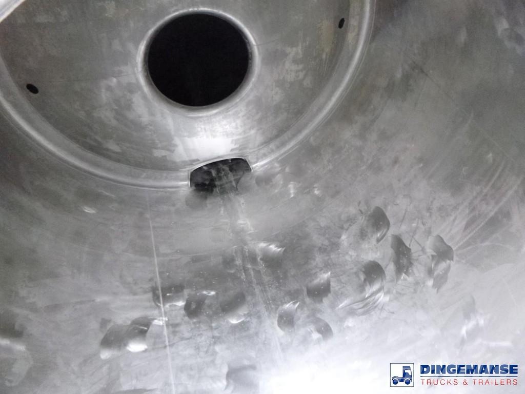 Van Hool Chemical tank inox L4BH 30 m3 / 3 comp Tankauflieger
