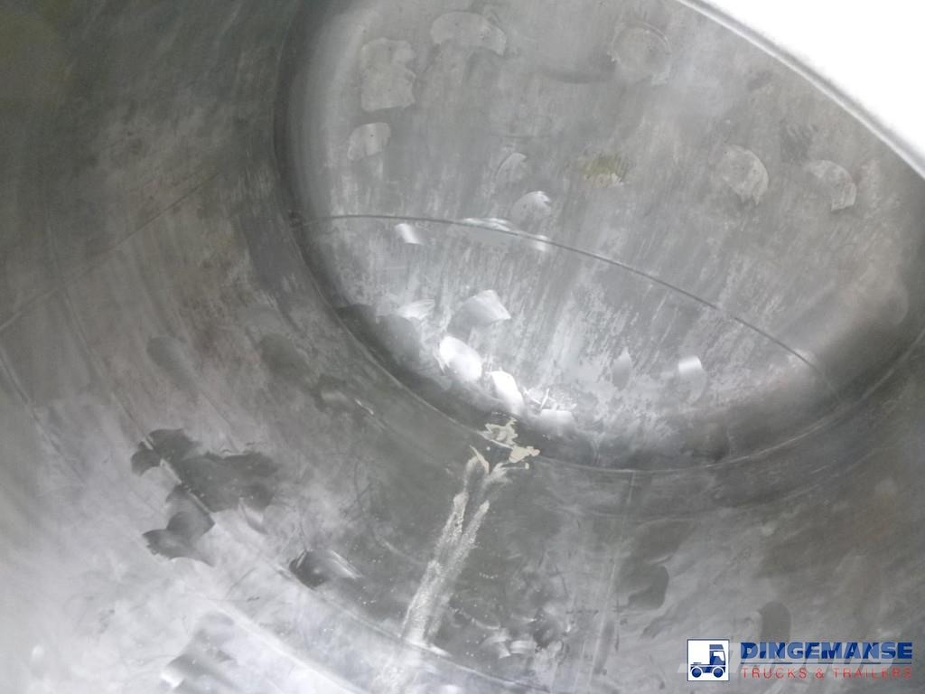 Van Hool Chemical tank inox L4BH 30 m3 / 3 comp Tankauflieger