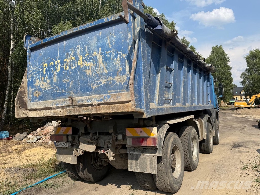 Scania 124 PDE 8x6 wywrotka / hydroburta Kipper